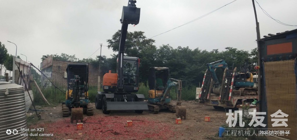 提机报告：拓展业务范围 喜提斗山DX60W轮式挖掘机
