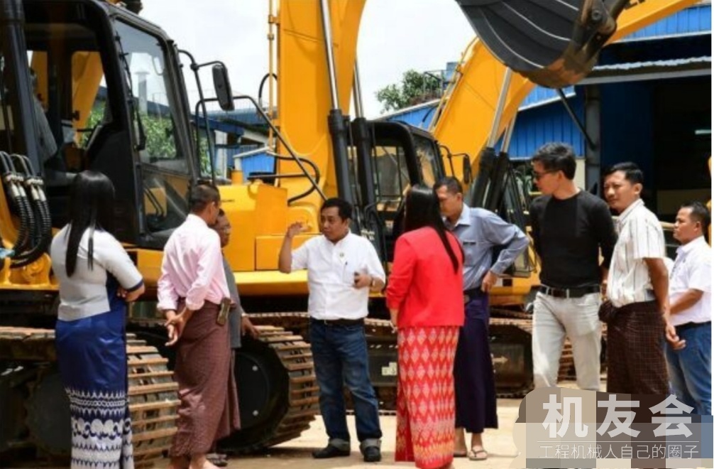 柳工和缅甸当地大企业“推”进合作，“挖”掘未来