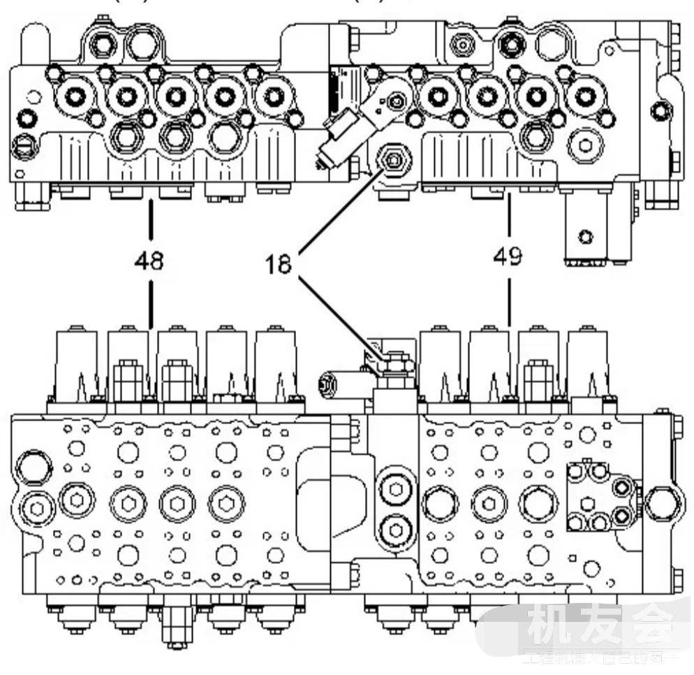 卡特329D挖掘机液压泵流量和压力控制系统结构与工作原理