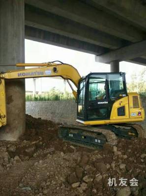 陝西西安市出租小鬆小挖PC70挖掘機