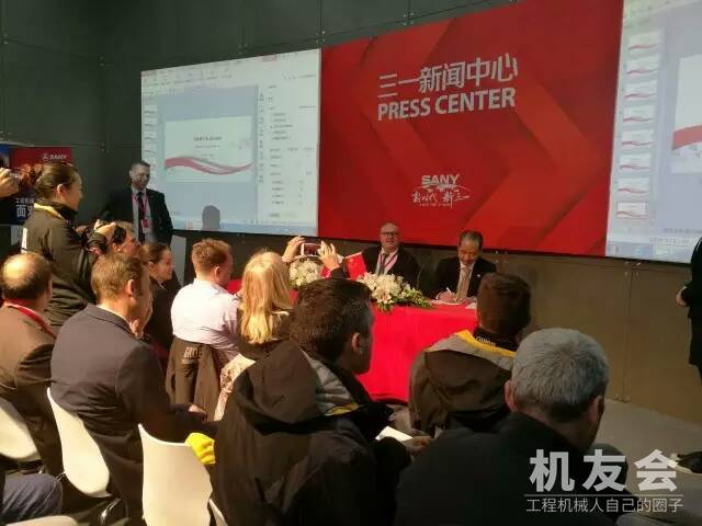 Bauma China 2016丨开展首日订单近两亿 三一完美开门红