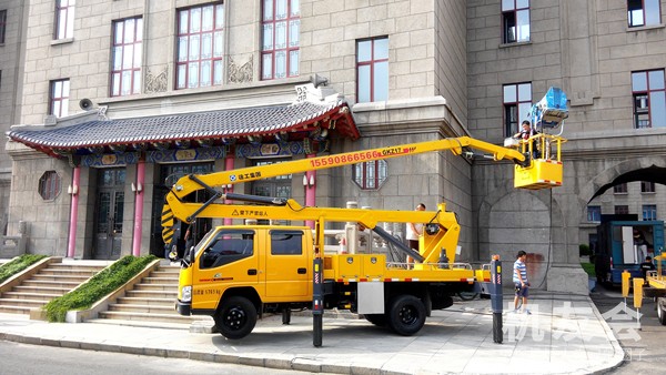 河南郑州市出租徐工折叠臂11~20米以下作业XZJ5068高空作业车