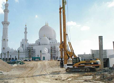 三一旋挖钻服务世界第三大清真寺