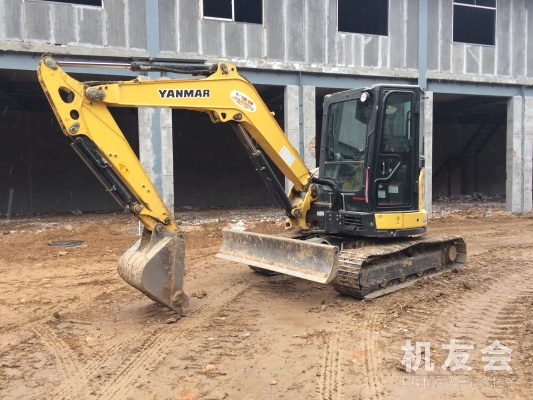 陝西西安市出租洋馬小挖55挖掘機