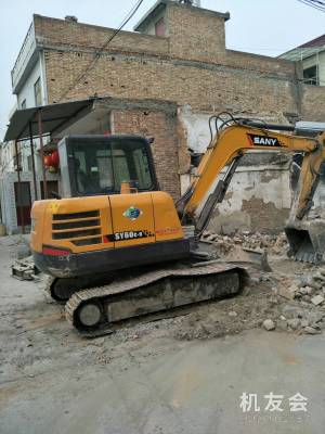 陕西西安市出租三一重工小挖60-9挖掘机