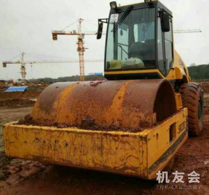 贵州贵阳市出租山推液压式22吨sr22m单钢轮压路机