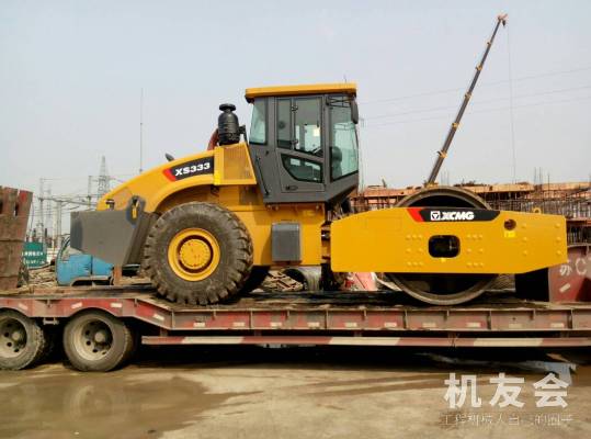 江苏徐州市出租徐工液压式22吨以上XS333单钢轮压路机