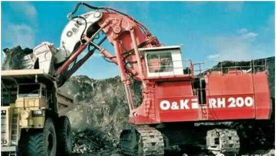 世界现役十大液压挖掘机（500吨以上）
第十位:特雷克斯O&