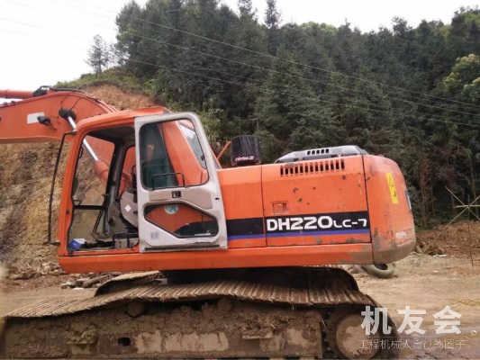 廣西桂林市出租鬥山中挖DH220挖掘機