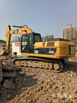 江苏苏州市48万元出售卡特彼勒中挖324挖掘机