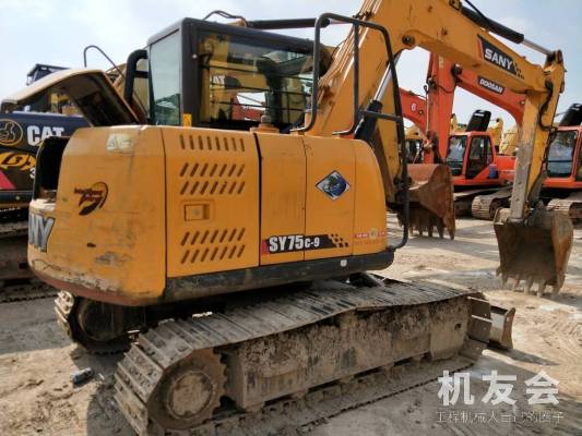 江蘇蘇州市22萬元出售三一重工小挖SY75挖掘機