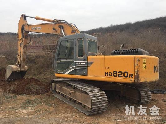 河南郑州市65万元出售加藤中挖HD820挖掘机