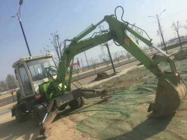 浙江宁波市出租犀牛重工通用型通用型XN60轮式挖掘机