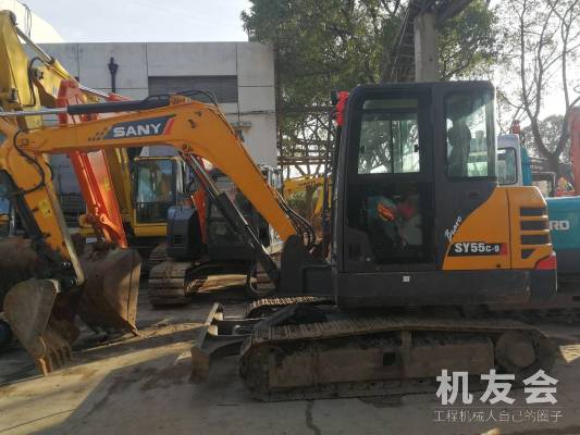 陝西延安市16.5萬元出售三一重工迷你挖SY55挖掘機
