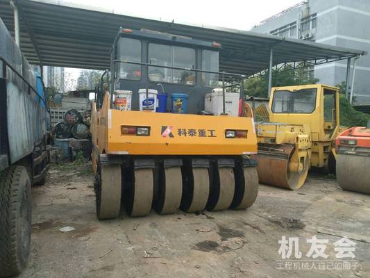 广东广州市22万元出售科泰重工液压式13吨以上KP305双钢轮压路机