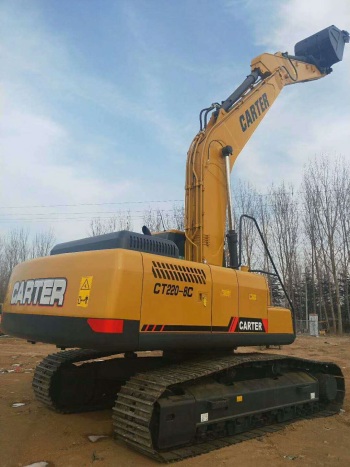 河南安阳市59万元出售卡特彼勒中挖卡特重工220-8c挖掘机
