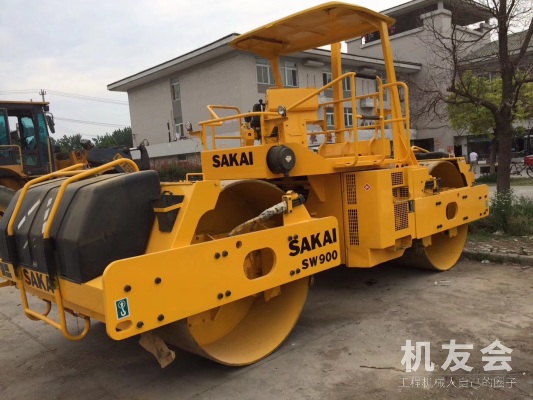 江苏徐州市28万元出售酒井液压式13吨以上SW900双钢轮压路机