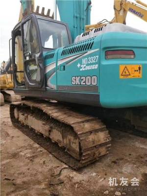 江蘇蘇州市43萬元出售神鋼中挖SK200挖掘機