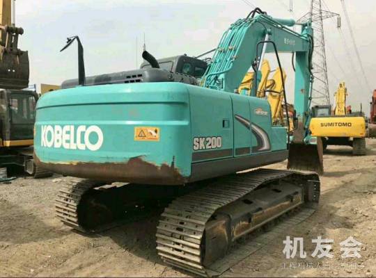 江西上饒市62萬元出售神鋼中挖SK200挖掘機