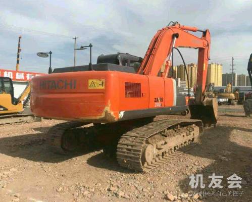 陝西榆林市46萬元出售日立中挖ZX240挖掘機