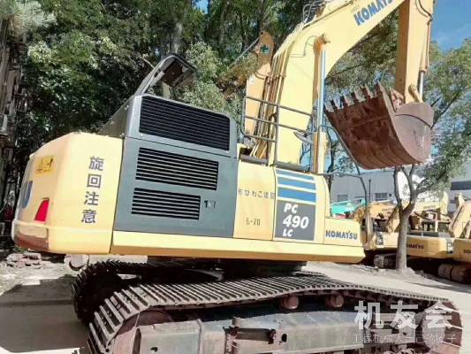 上海260萬元出售小鬆特大挖PC490挖掘機