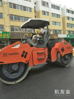 宁夏银川市出租悍马液压式13吨以上HD130双钢轮压路机