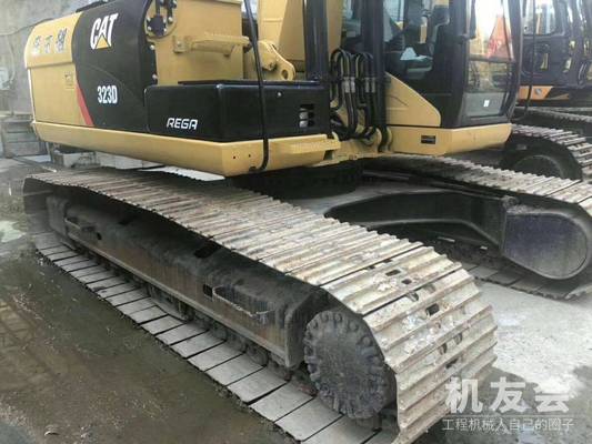 江苏苏州市48万元出售卡特彼勒中挖323挖掘机