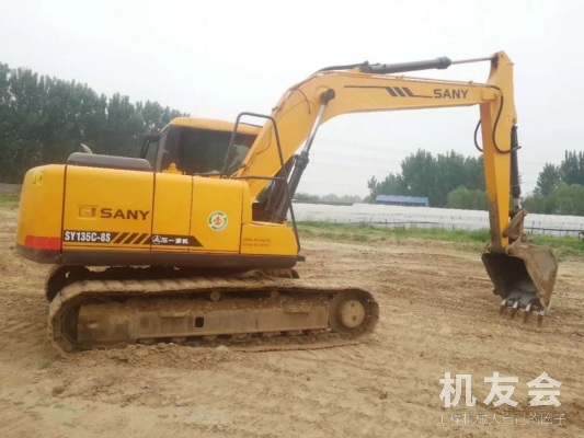江苏苏州市19万元出售三一重工小挖SY135挖掘机