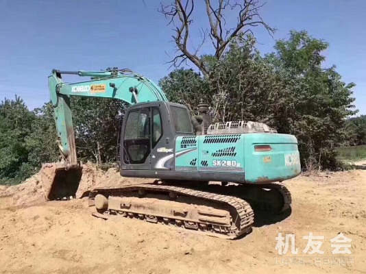 江苏苏州市35万元出售神钢大挖SK260挖掘机