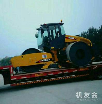 江苏徐州市出租徐工液压式22吨以上253J铁三轮单钢轮压路机