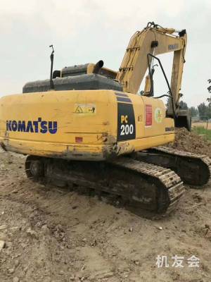安徽馬鞍山市45萬元出售小鬆中挖PC200挖掘機