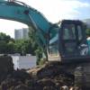 贵州遵义市38万元出售神钢中挖SK200挖掘机