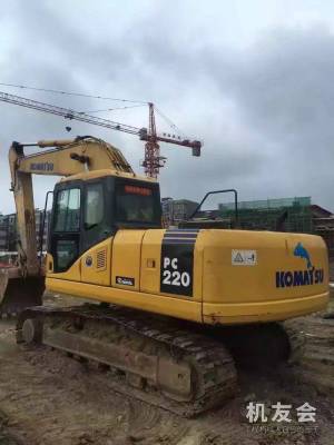 浙江麗水市43萬元出售小鬆中挖PC220挖掘機