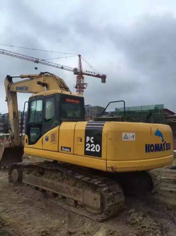 浙江麗水市43萬元出售小鬆中挖PC220挖掘機