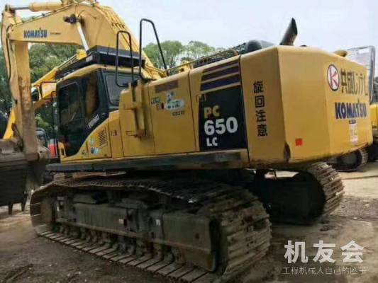 甘肃白银市220万元出售小松特大挖PC600挖掘机