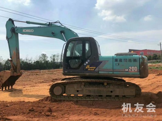 江西抚州市43万元出售神钢SK200挖掘机