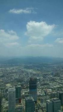 在101大楼83层用餐，看台北全景……
