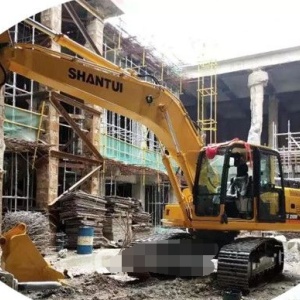 山推挖掘机助力杭州城市建设