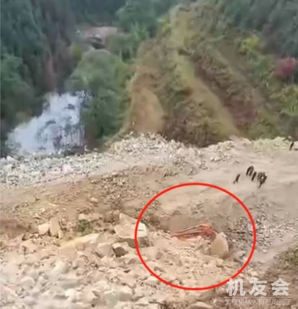 通报！广西一公路施工现场发生塌方，挖掘机被埋，致2人遇难