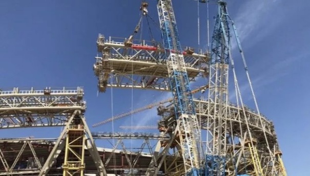 重大突破！中国承建卡塔尔世界杯主体育场主体钢结构吊装完成