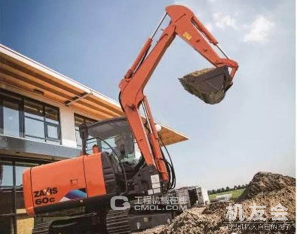 70載匠心傳承 日立建機在華發售限量版土木專用機ZX60C-5A挖掘機