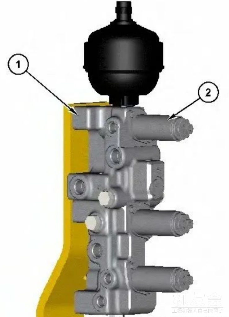 卡特320E（ 323E ）挖掘機電磁閥（液壓鎖止）係統結構與工作原理