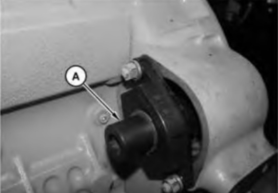卡特320D挖掘机发动机确定1号活塞上止点位置的方法