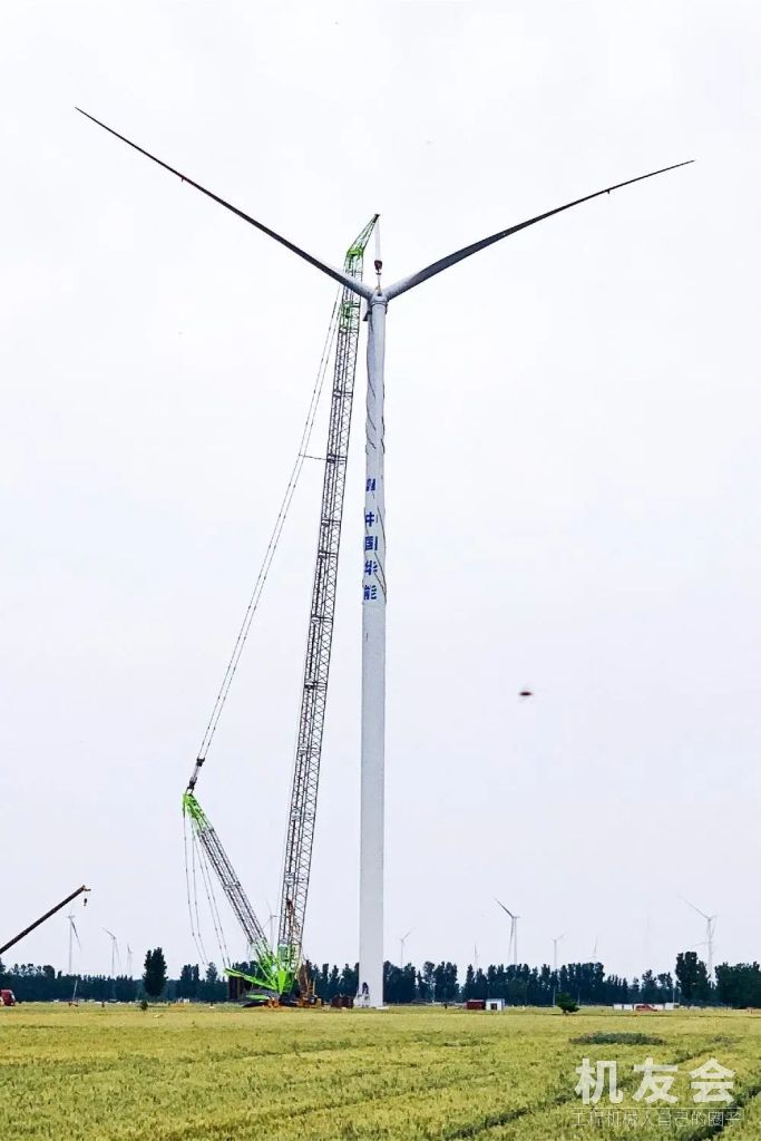500MW！中国能建浙江火电完成河南濮阳风电工程项目全部风机吊装