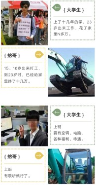 大学生与挖哥的真实对比，看完众人都惊呆了！