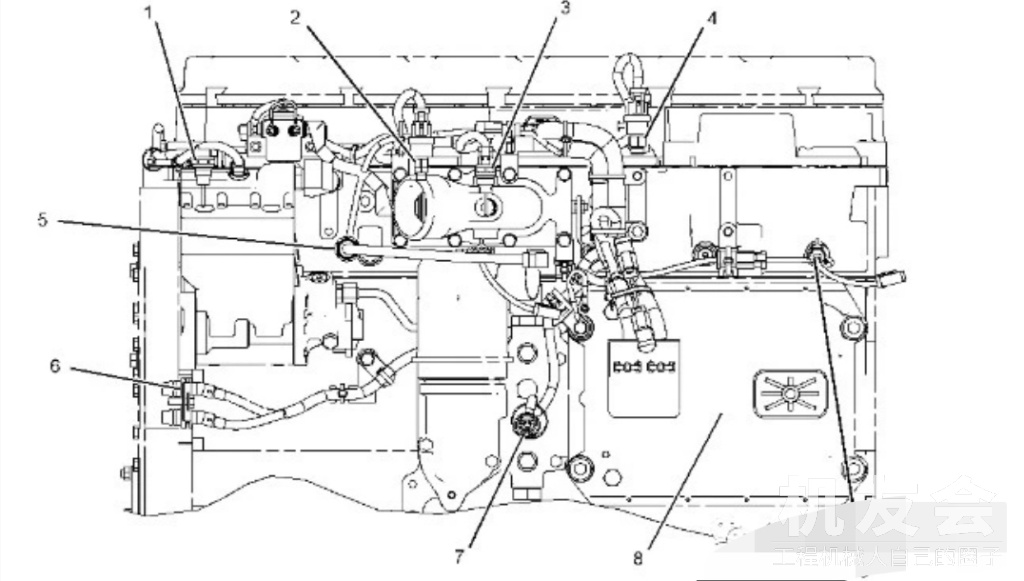 卡特336D挖掘机发动机电子控制系统结构及工作原理