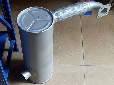 玉柴挖机配件 55-2 60-7消声器排气管