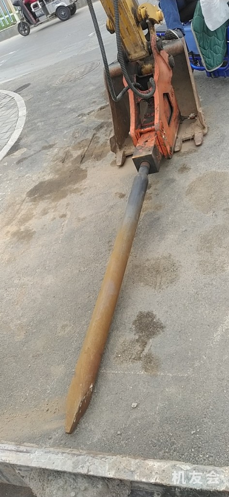 小挖机配长钎杆，特殊用途