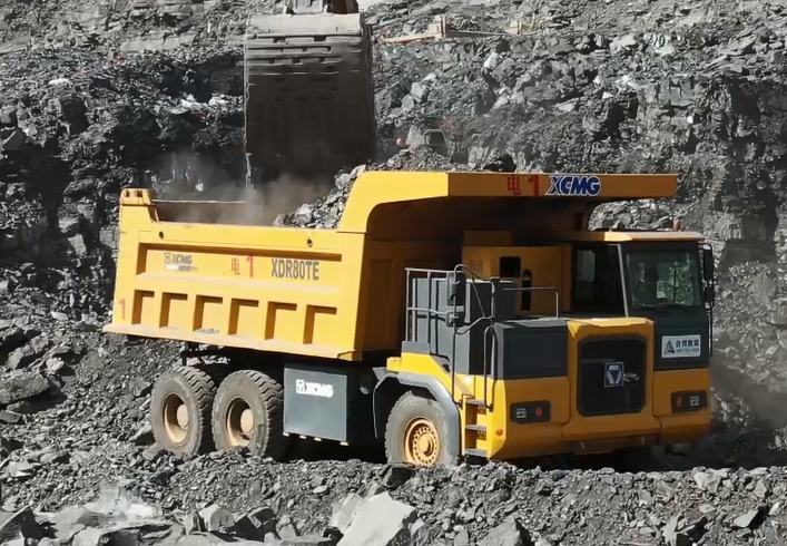 礦機-用戶說XDR80TE純電動礦車施工視頻